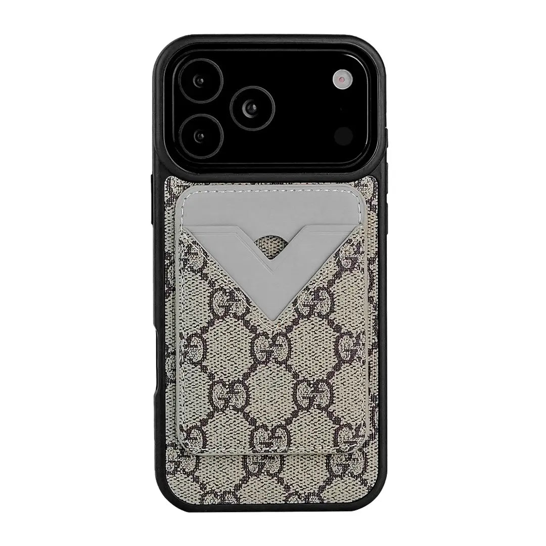 AAOO Luxe Leder Handyhülle für iPhone 12-17