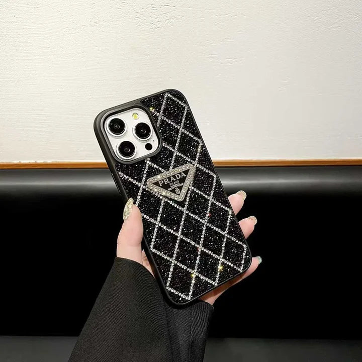 AAOO Handyhülle mit funkelnden Strasssteinen für iPhone 17/ 16 15 14