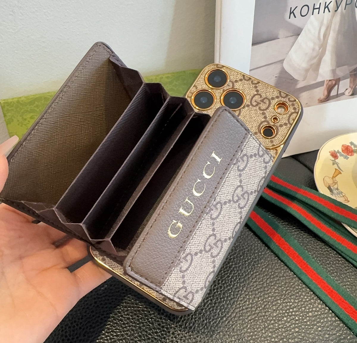 AAOO Classic phone case with card slot & crossbody lanyard