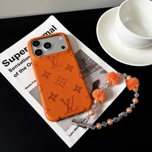 AAOO Luxury Quilted Leather Phone Case for iPhone 12-17