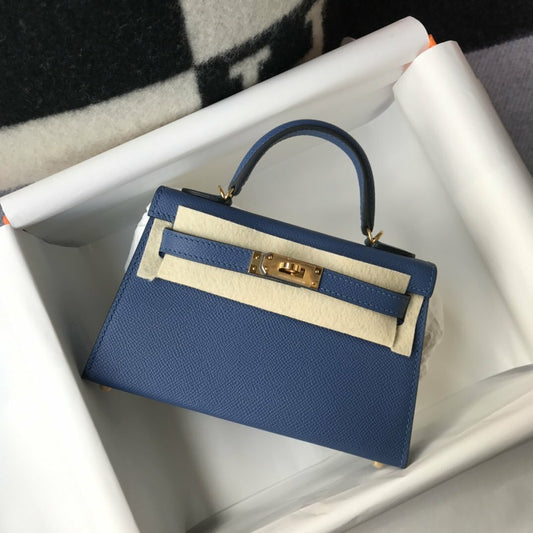 AAOO 100053 Luxury Bag 19cm Blue