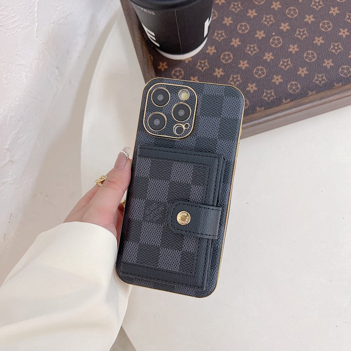 AAOO Luxury Classic Color Card Bag Apple iPhone Case