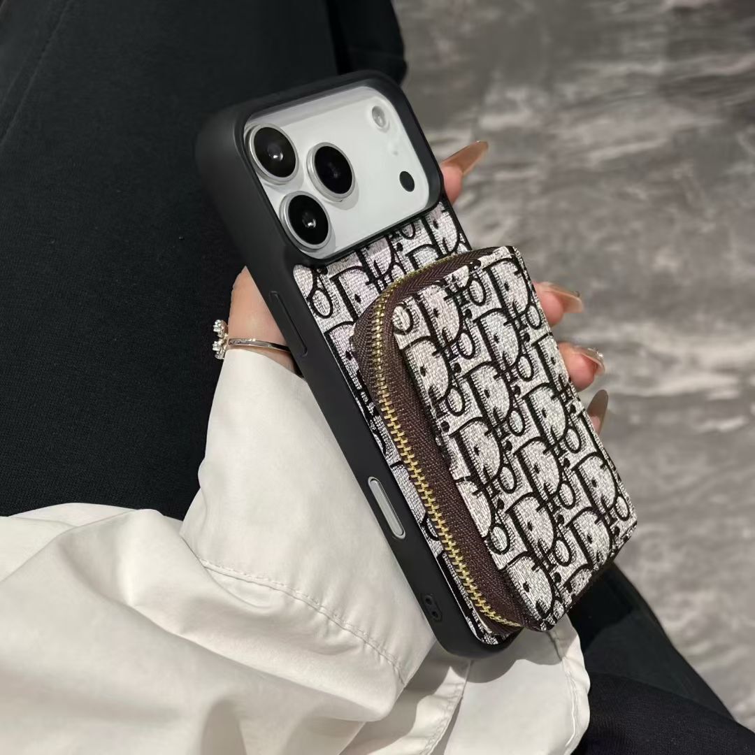 AAOO Luxury iPhone Case Card Slot For iPhone 12-18 – With Strap