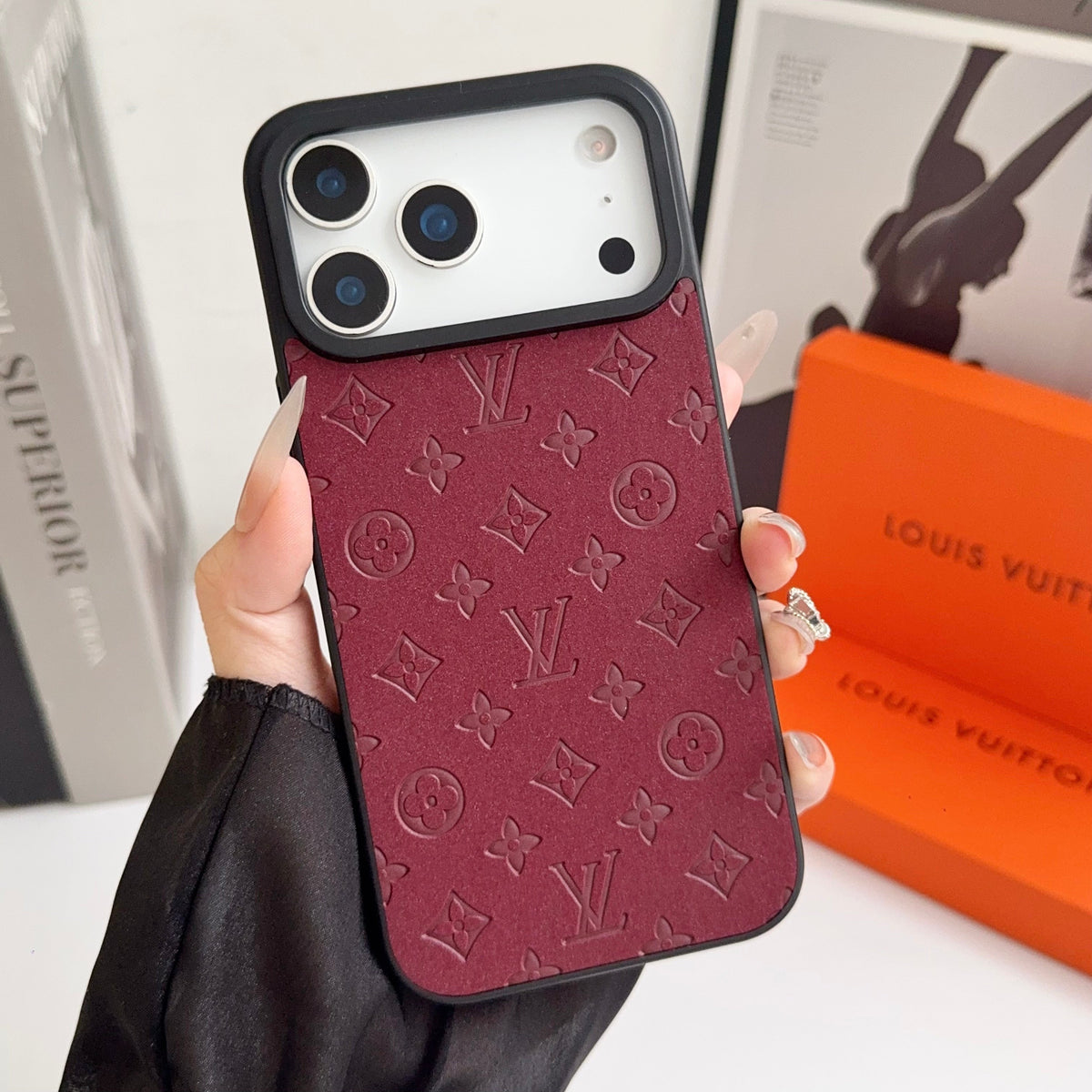 AAOO Luxury Leather Phone Case For iPhone 12-17