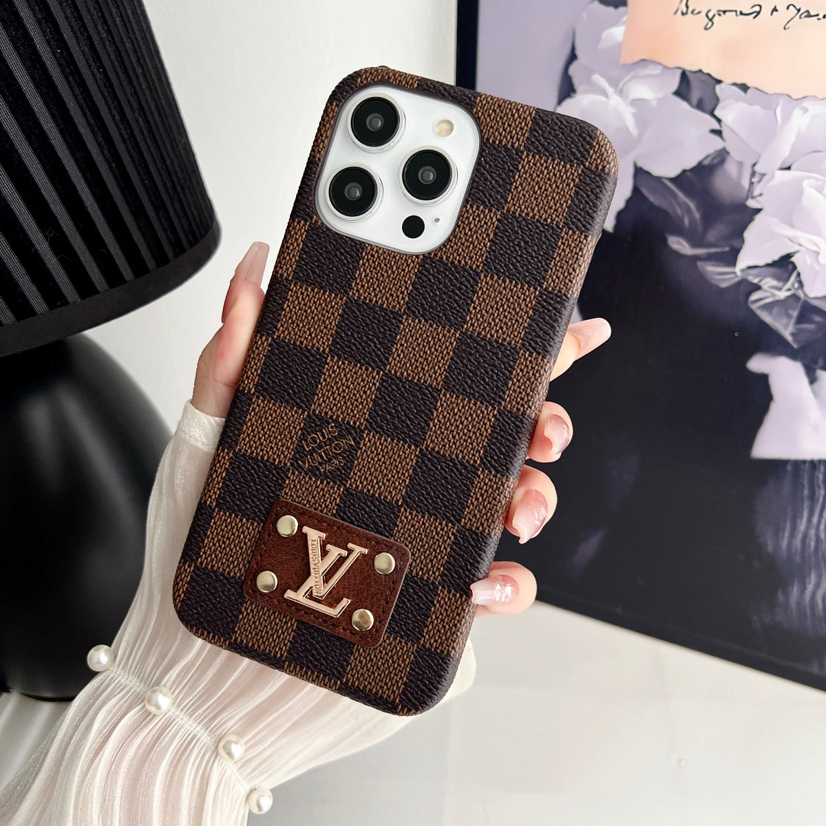 AAOO LEDER PC HARD BACK Handyhülle FÜR IPHONE