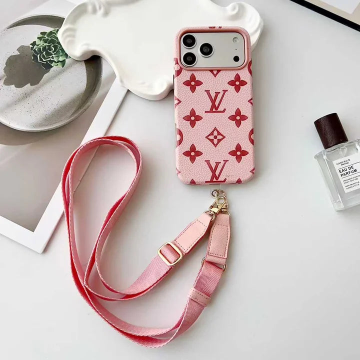 AAOO Elite Leather Phone Case with Crossbody Strapfor iPhone 13-17 Series