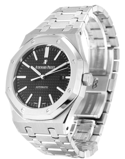 AAOO Royal Oak Damenuhr mit schwarzem Zifferblatt