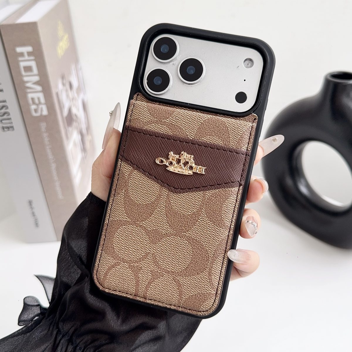 AAOO Premium Card Holder iPhone Case for 12-18 series
