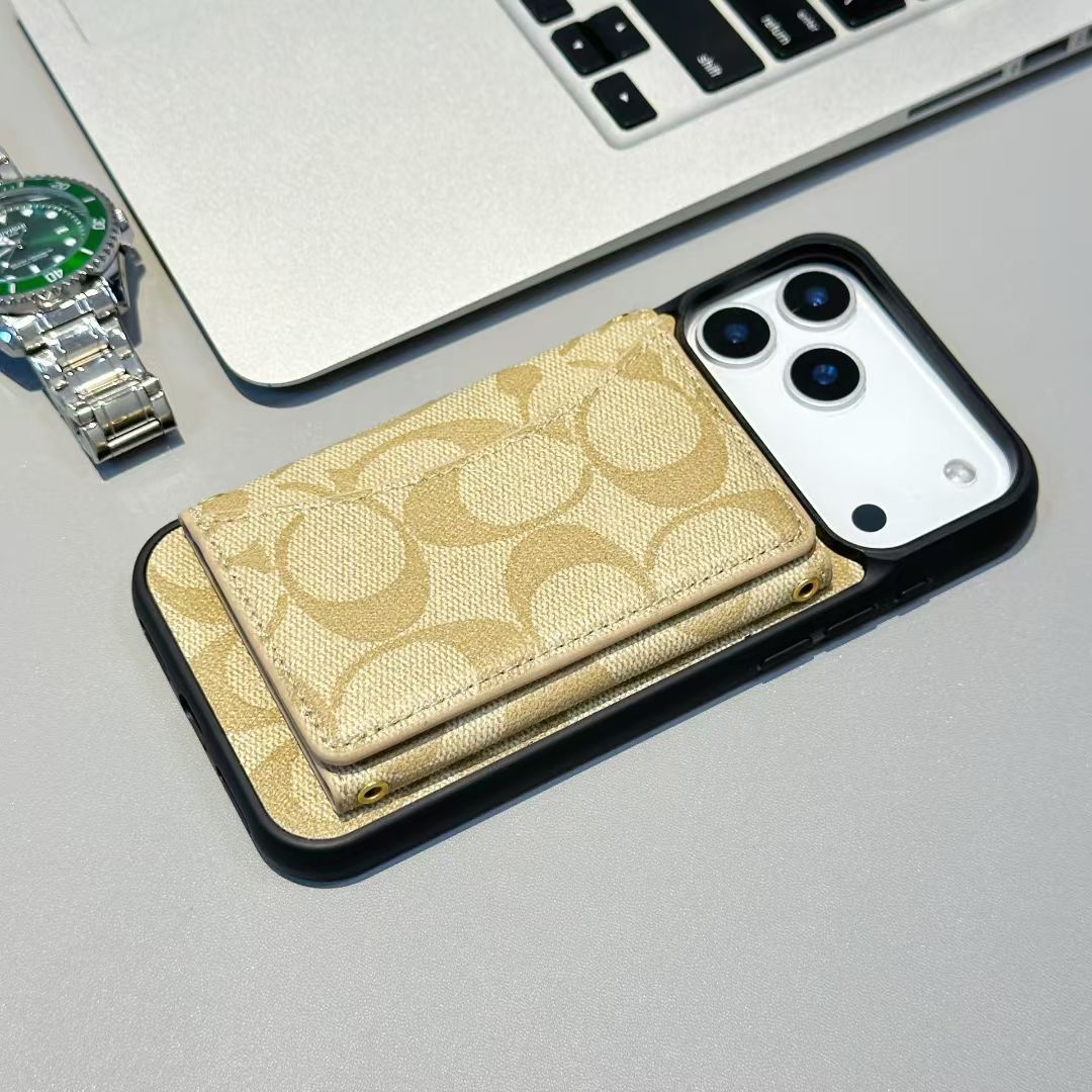 AAOO Luxus-Brieftaschen-Handyhülle für iPhone 12-17 Serien