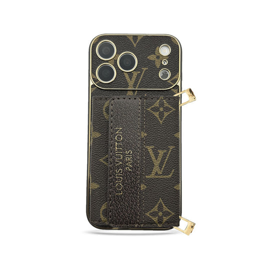 AAOO Refined Leather iPhone Case With Wallet And Crossbody