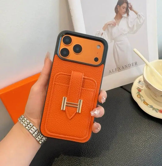 AAOO Leather Phone Phone Case Card Slot For iPhone 12-17 Series