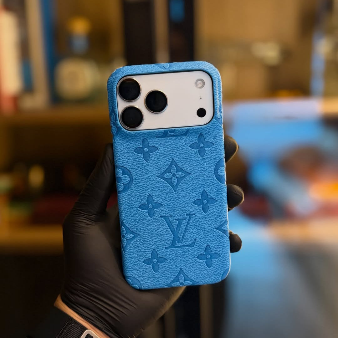 AAOO Luxus Schutzhülle mit Prägung für iPhone 12-17