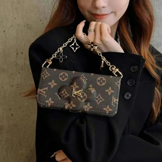 AAOO Luxury Fashion Wallet Phone Case For iPhone 13-17 Series