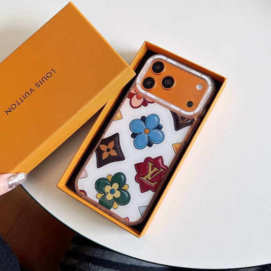 AAOO Multicolor White Phone Case iPhone