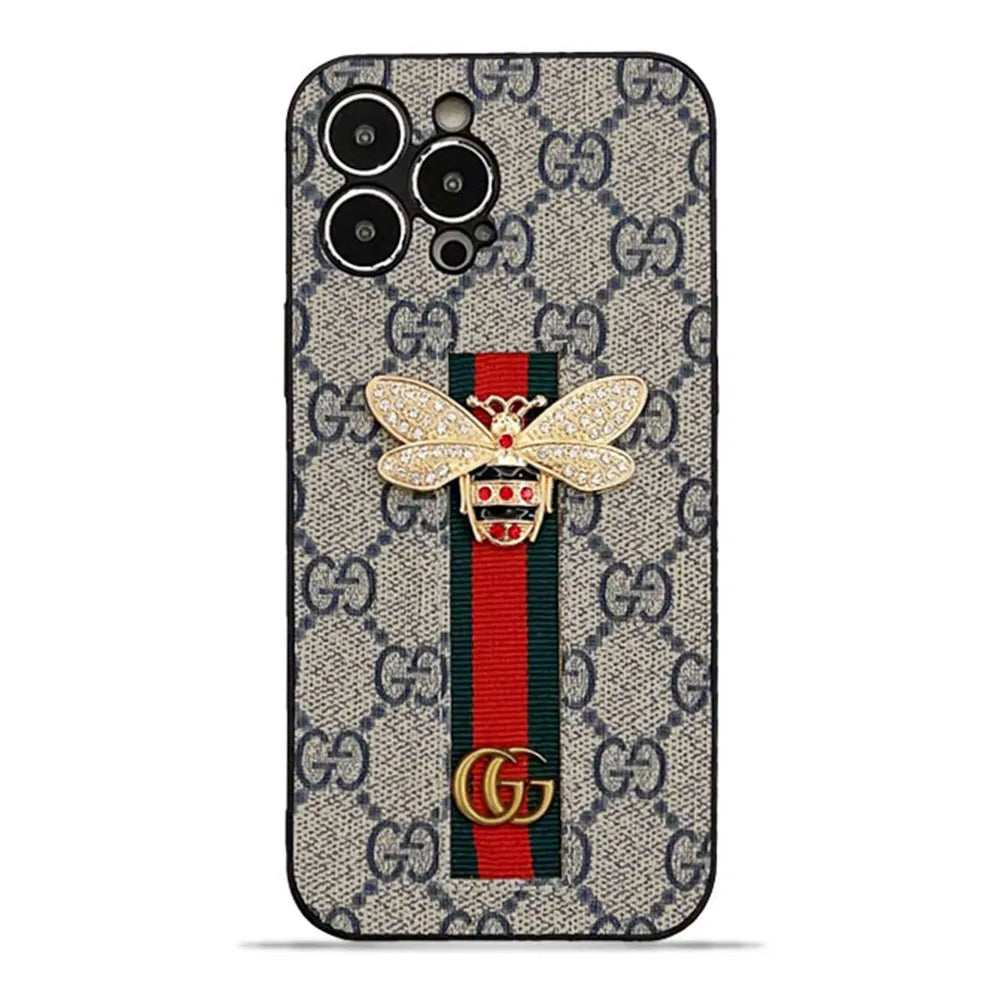 AAOO Bee Trendy Handyhülle für iPhone mit Handhalterung