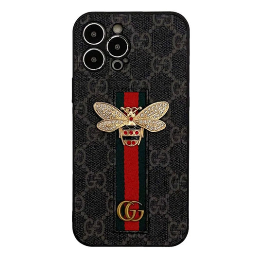 AAOO Bee Trendy Phone Case For iPhone With Hand Holder
