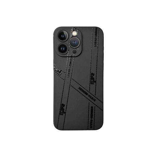 AAOO All Black Phone Case For iPhone 12-17
