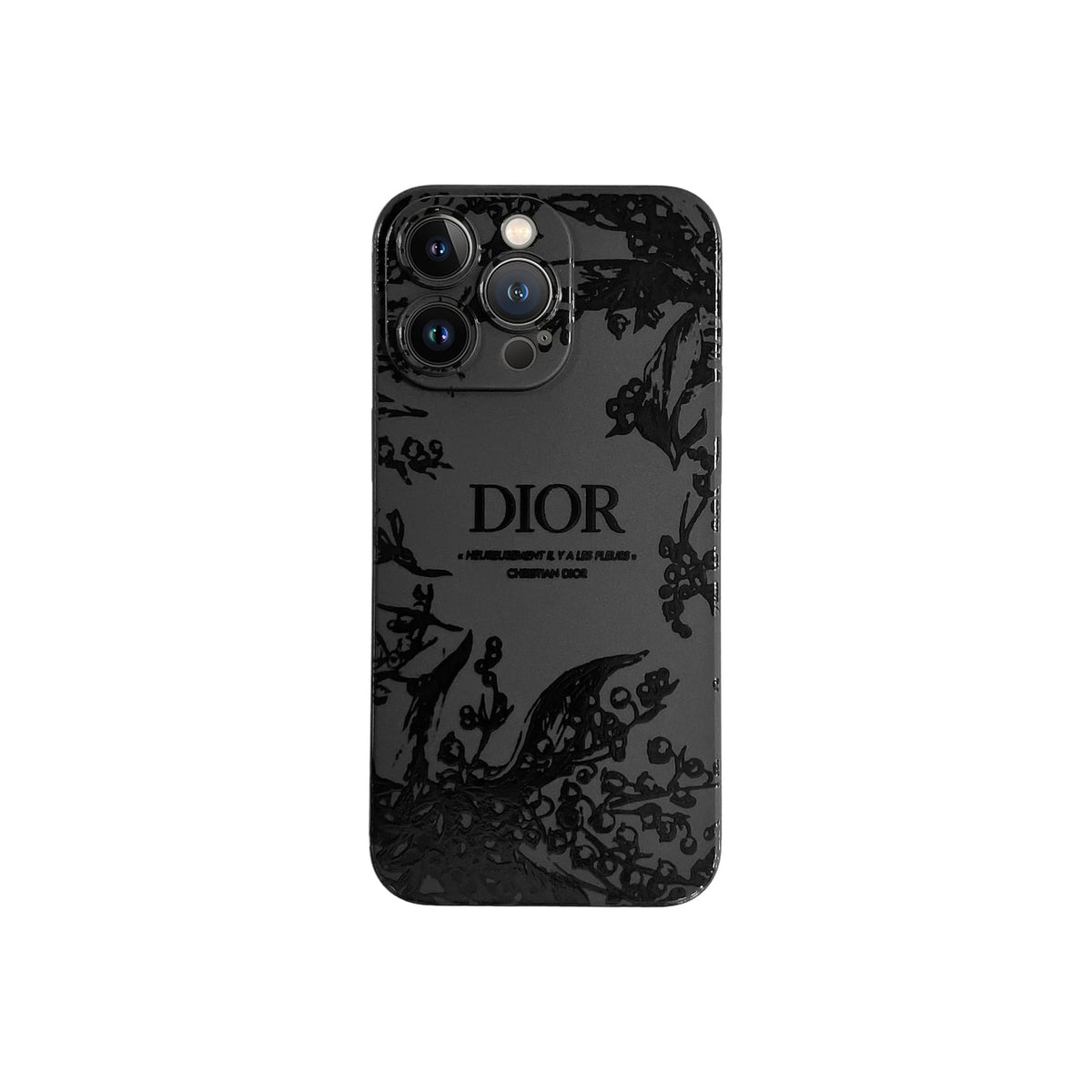 AAOO Premium Black Phone Case For iPhone 12-17