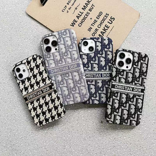 AAOO Luxury Vertical Belt Stitched Phone Case Cover For iPhone