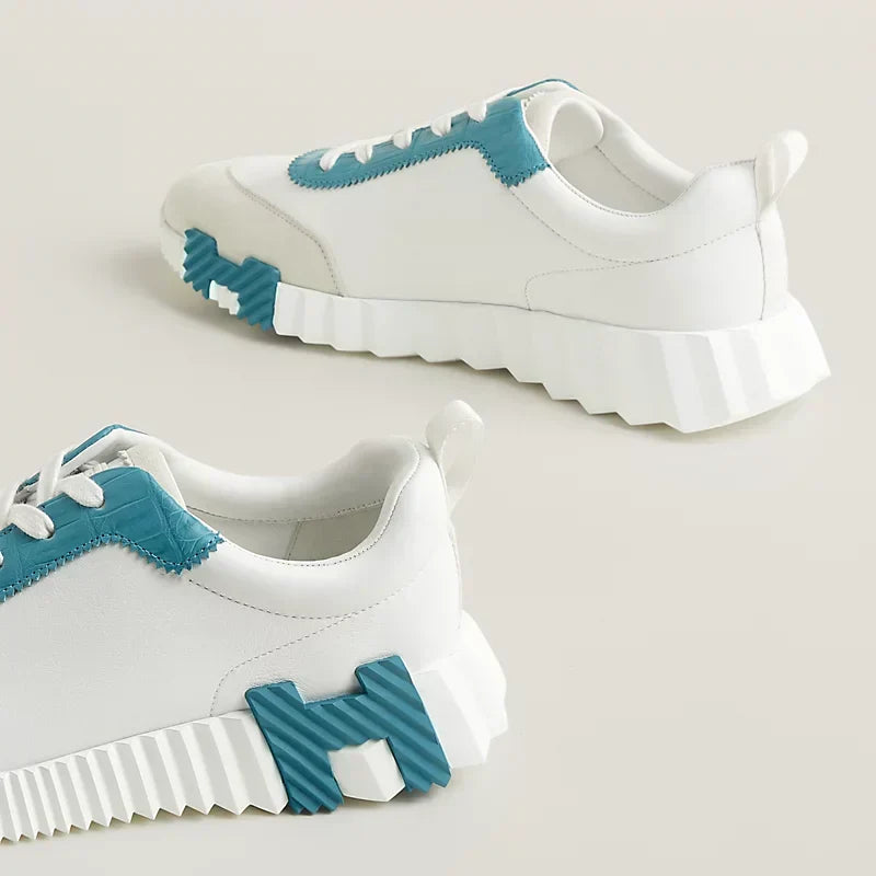 AAOO Sneakers Blanc Bleu Minéral