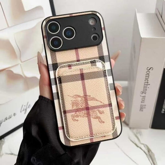 AAOO Luxury Card Holder Phone Case For iPhone 12-17