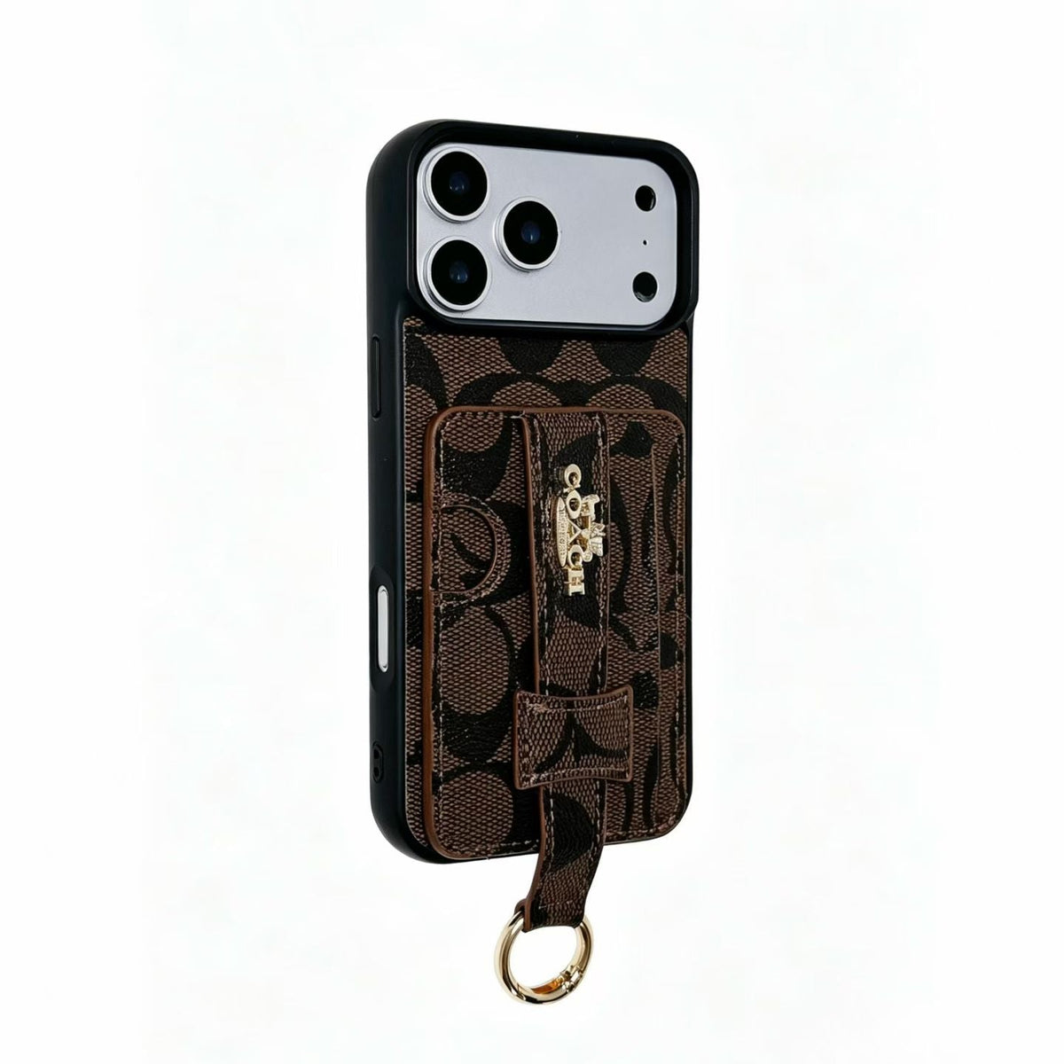 AAOO Luxury Phone Case with Card Holder For iPhone 13-17