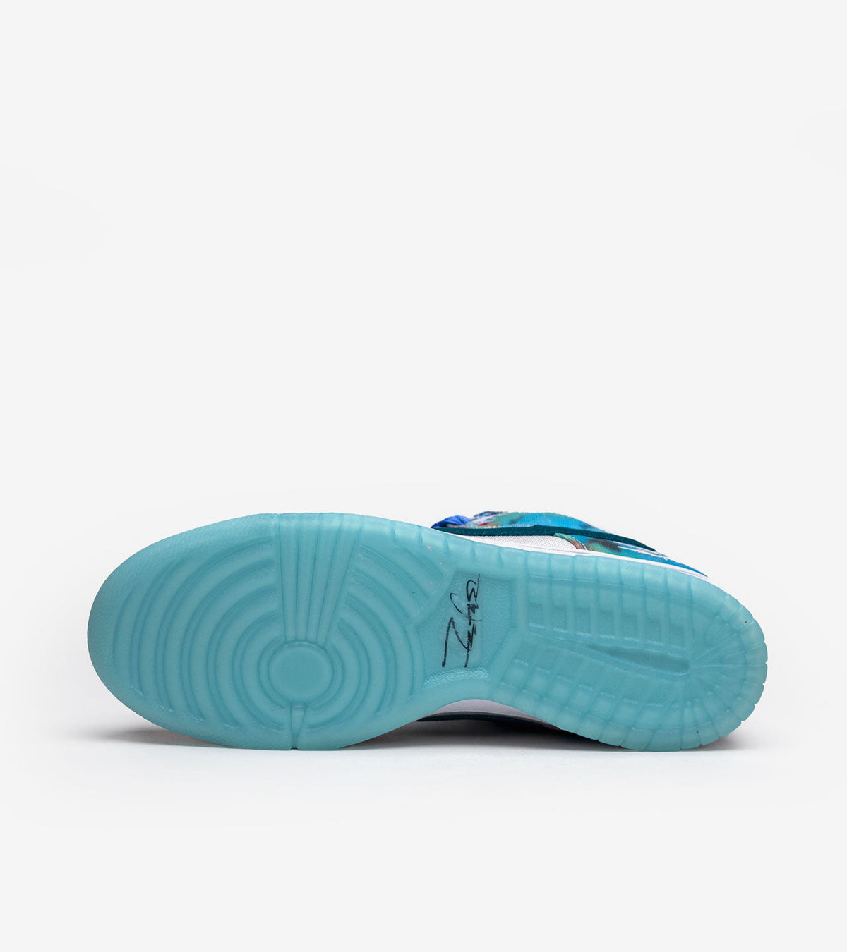 AAOO SB Dunk Low Bleached Aqua