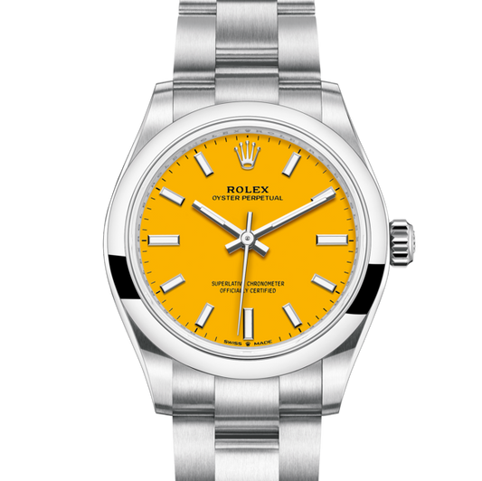 AAOO Oyster Perpetual Gelb 31mm Uhr