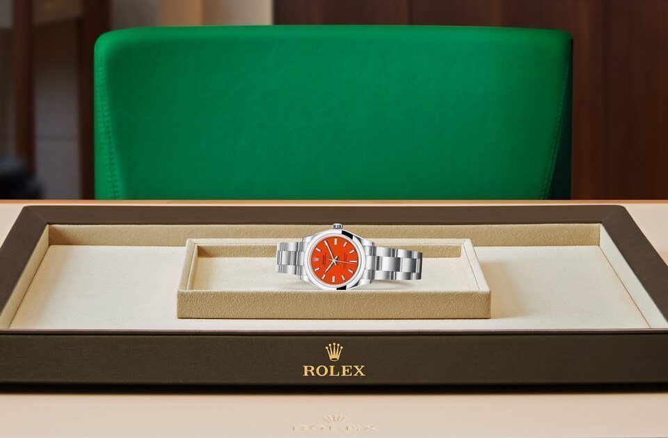 AAOO Oyster Perpetual Orange 31mm Uhr