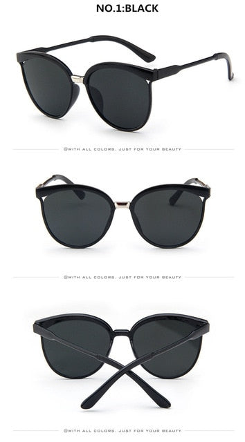 AAOO Cat Eye Sunglasses Women Luxury Plastic Sun Glasses Classic Retro Outdoor Eyewear Oculos De Sol Gafas