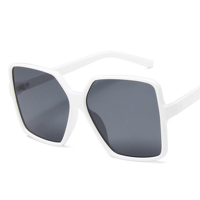 AAOO Fashion Damen Oversize Sonnenbrille Gradient Kunststoff Damensonnenbrille UV400 lentes de sol mujer