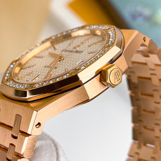 AAOO Ladies Rose Gold Watch
