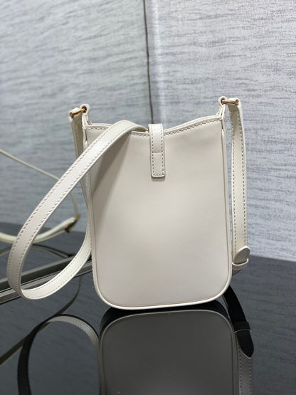 AAOO 100211 Luxury Bag Mini White Bag 13x20x4cm