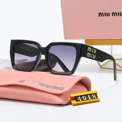 AAOO Luxury square frame universal sunglasses 4018