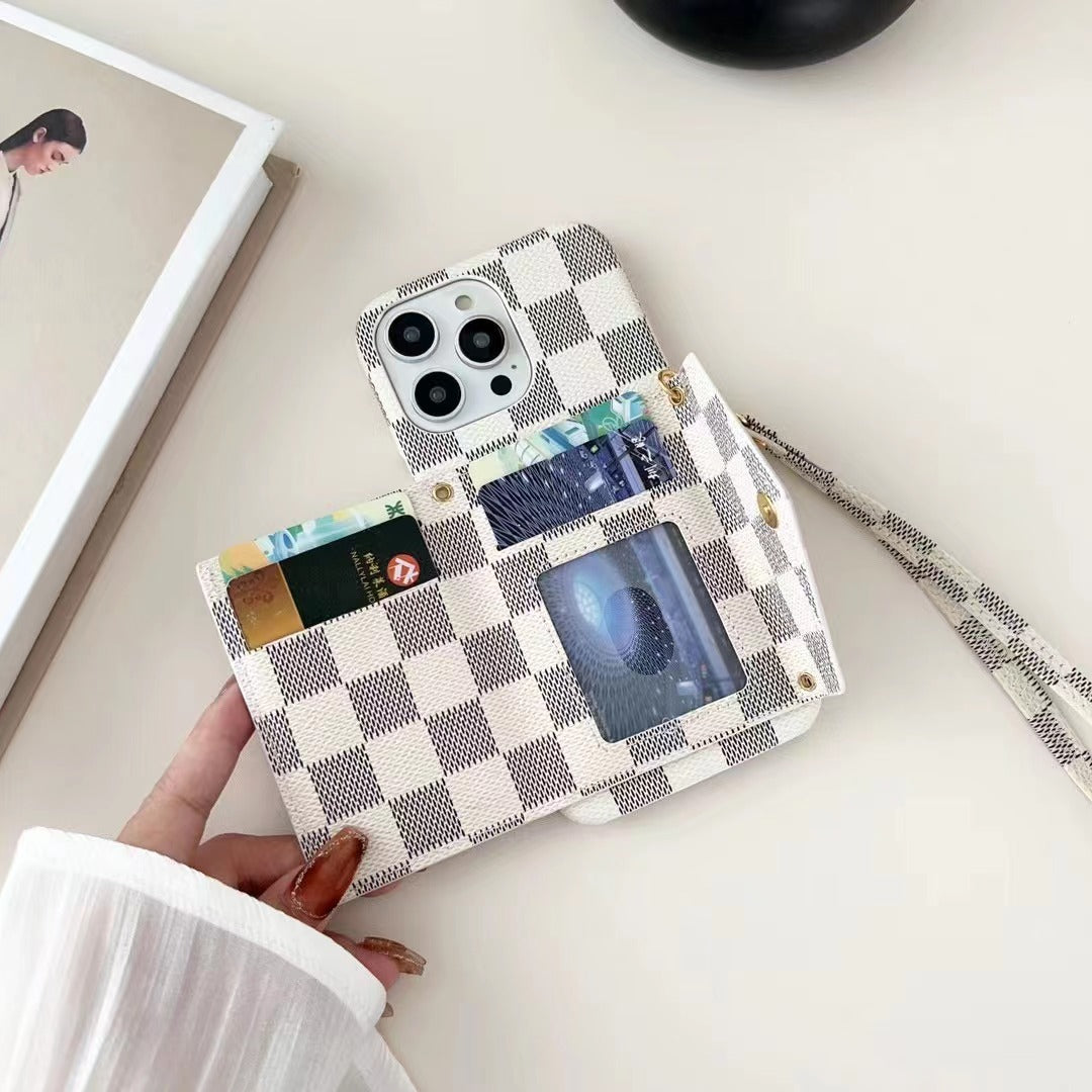 AAOO NEW IPHONE LEATHER WALLET PHONE CASE