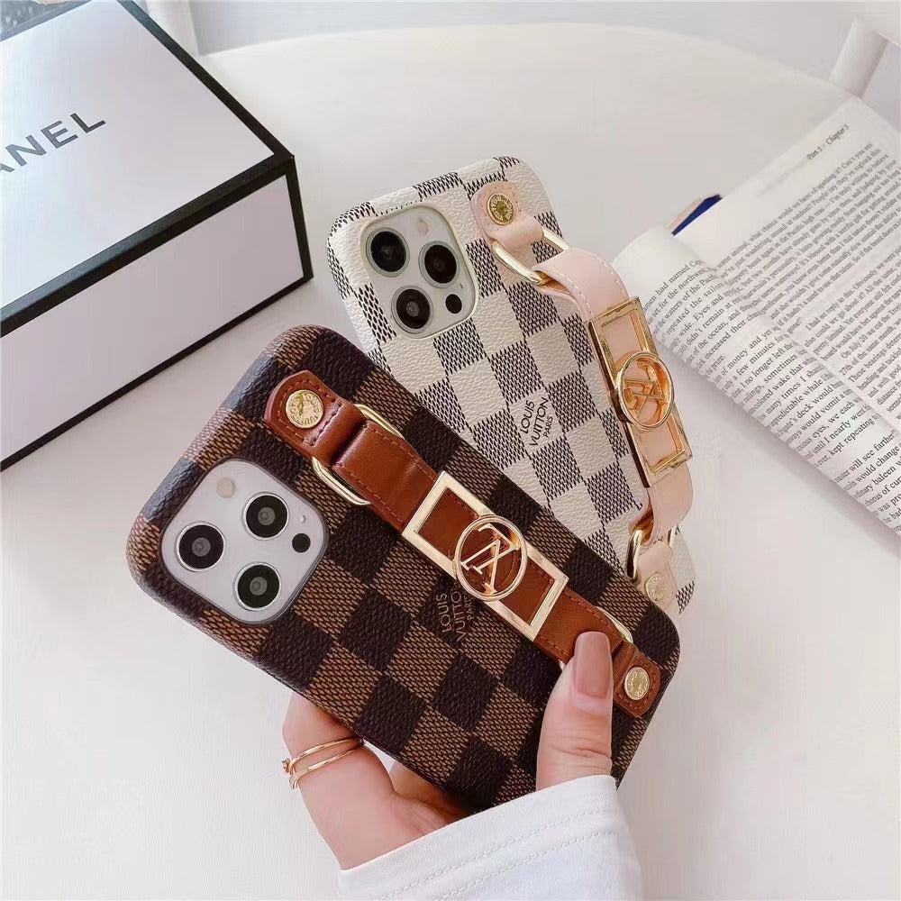 AAOO LUXURY LEDER-ARMBAND IPHONE HÜLLE