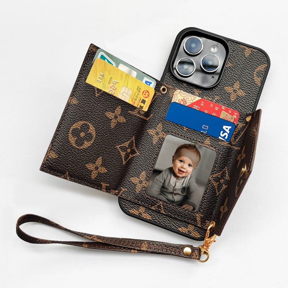 AAOO NEW IPHONE LEATHER WALLET PHONE CASE