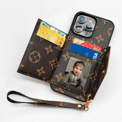 AAOO NEW IPHONE LEATHER WALLET PHONE CASE