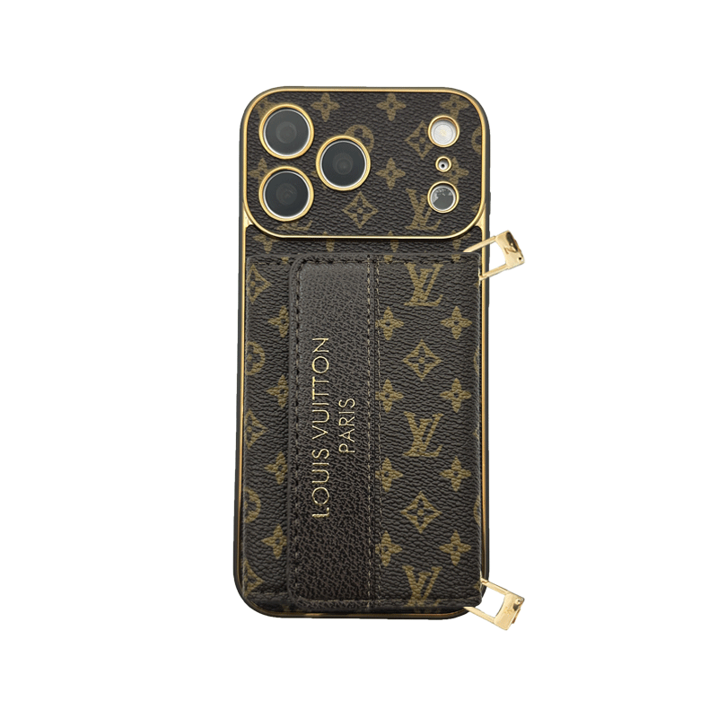 AAOO Refined Leather iPhone Case With Wallet And Crossbody