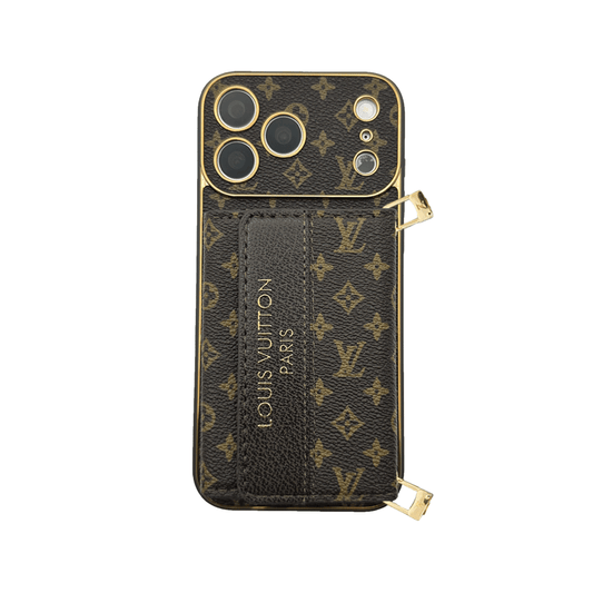 AAOO Refined Leather iPhone Case With Wallet And Crossbody