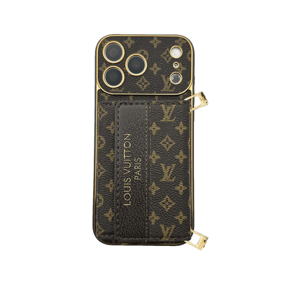 AAOO Refined Leather iPhone Case With Wallet And Crossbody
