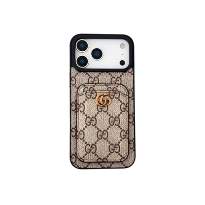AAOO Luxuriöse Magnetische Kartenhalter Handyhülle für iPhone 12-17 Serien