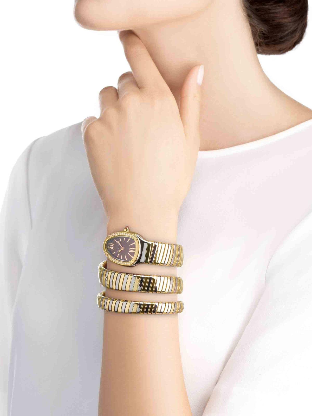 AAOO Serpenti Ziegelzifferblatt Uhr