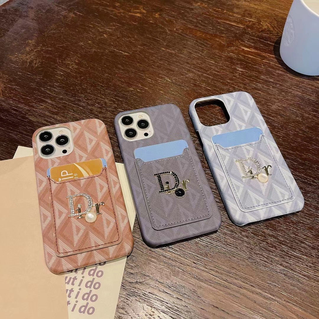 AAOO Luxuriöse iPhone-Hülle mit Kartenhalter