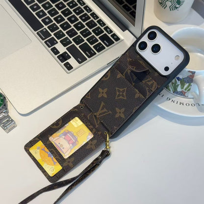 AAOO Luxury Leather Phone Case Card Holder For iPhone 18 17 16 15 14