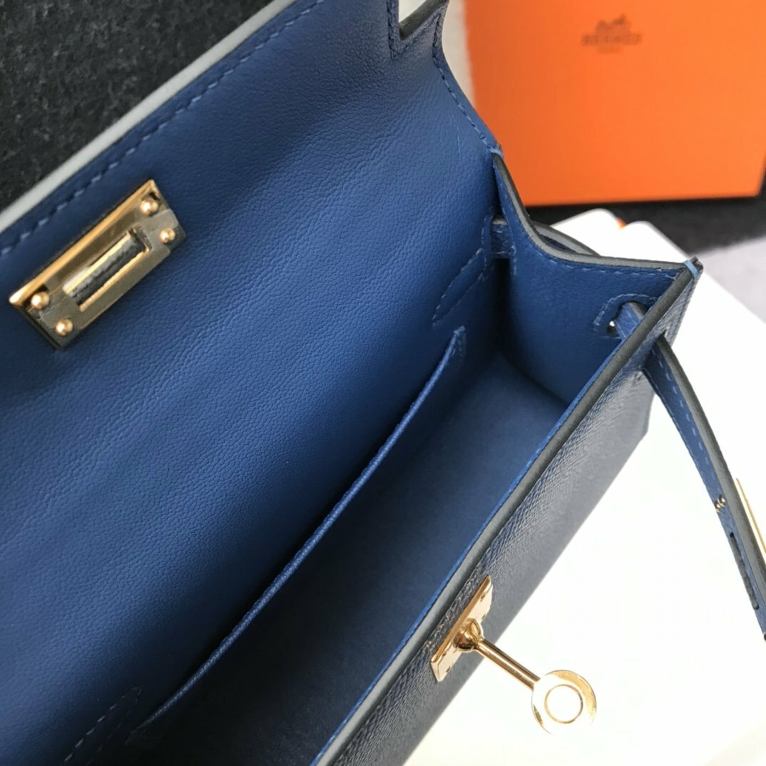 AAOO 100053 Luxustasche 19cm Blau