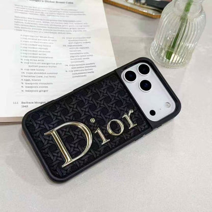 AAOO Luxury Cannage Weave iPhone Case with Gold