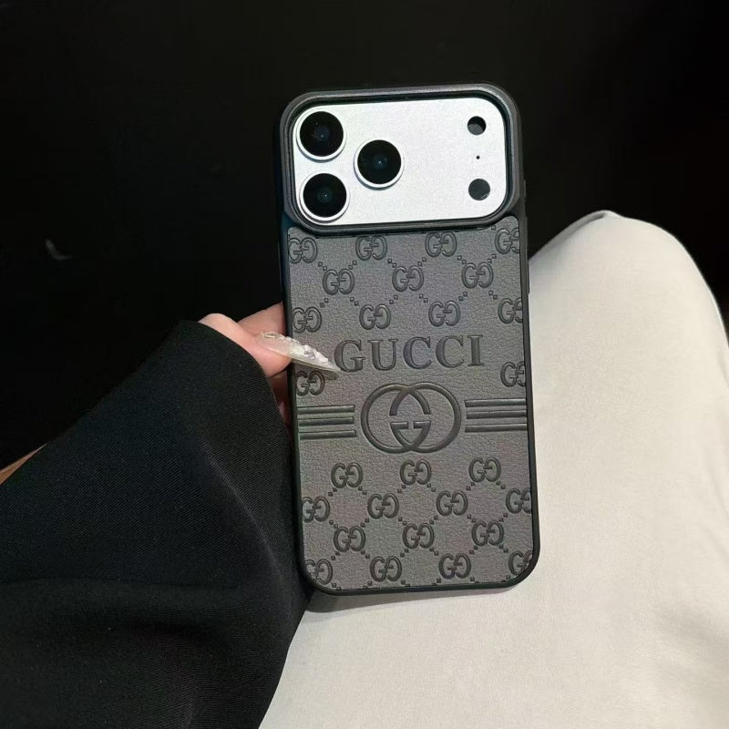 AAOO Inspired Phone Case Premium Leather Texture Slim Fit Bumper Case