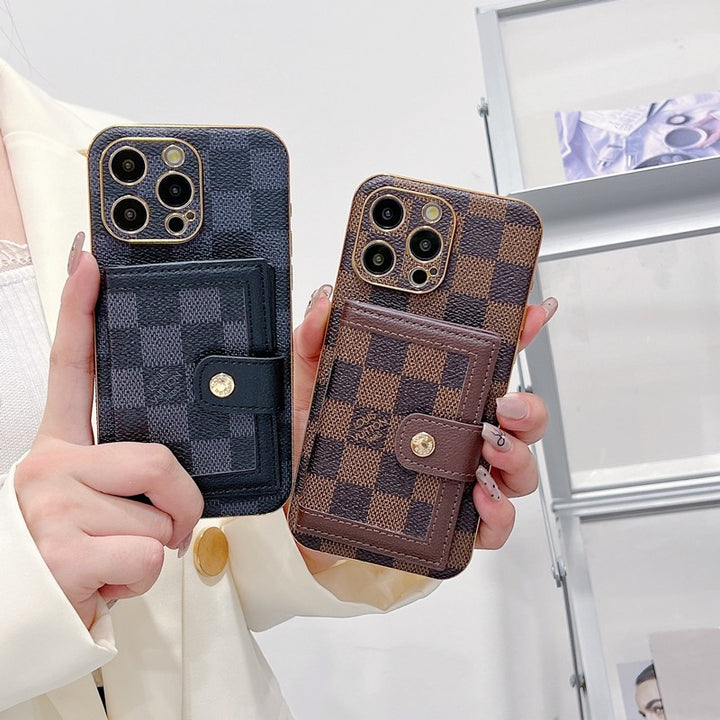 AAOO Luxus Klassische Farb-Kartenetui Apple iPhone Hülle