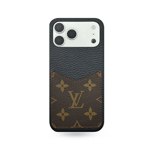 AAOO Leather Phone Case with Card Slot Case for iPhone 12-17 Series